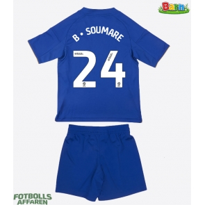 Leicester City Boubakary Soumare #24 Hemmaställ Barn 2025-26 Kortärmad (+ Korta byxor)